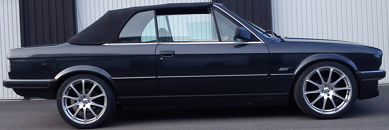 BMW 325 1987 Fälgar ACE Atlas och däck 225/40 R18, BMW 325 1987