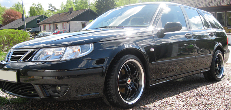 Fälgar AWC R1 och 225/40 R18, SAAB 9-5 Vector 2005