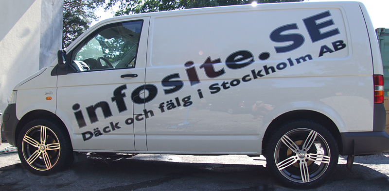 Fälgar Zero Streetracer och 275/40 R20, VW T5 2007