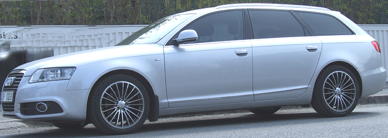 Fälgar Zero Multi Gun Metal Polished och 245/40 R18, Audi A6 2009