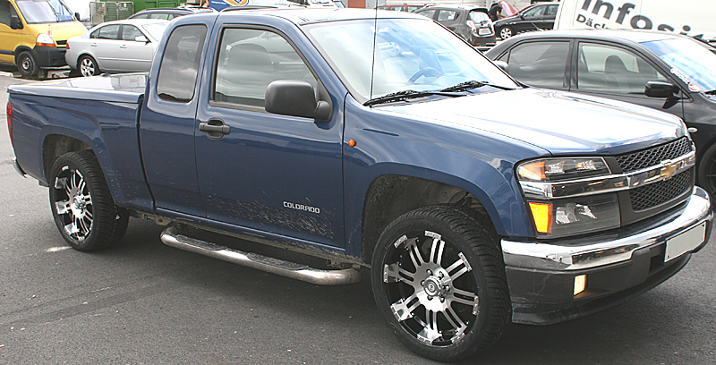 Fälgar Zerooq Cannon BLACK & Polished och 275-40-20, Chevrolet Colorado 2005