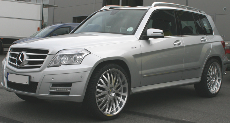 Fälgar Zerooq Razor2 Brilliant Silver och 265/35/22, Mercedes GLK 2011