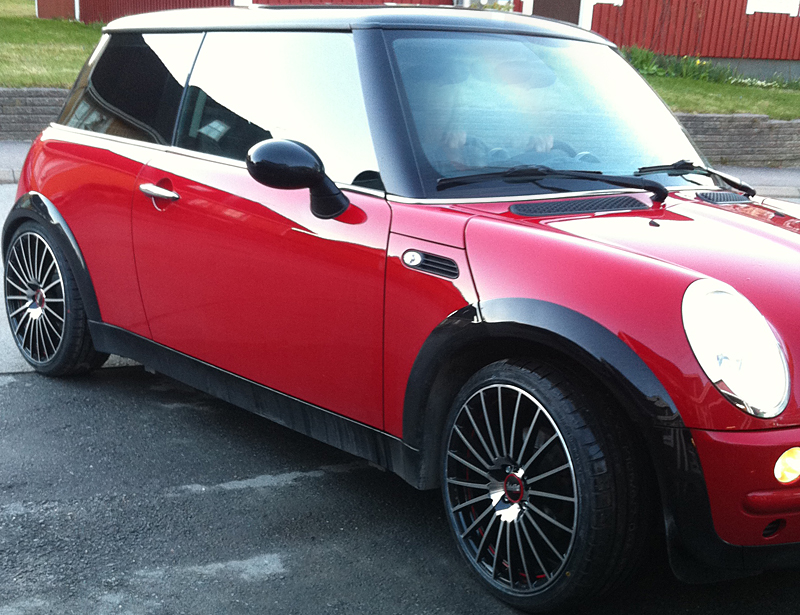 Fälgar fälger Advanti Touring och 215/35 R18, Mini Cooper 2002