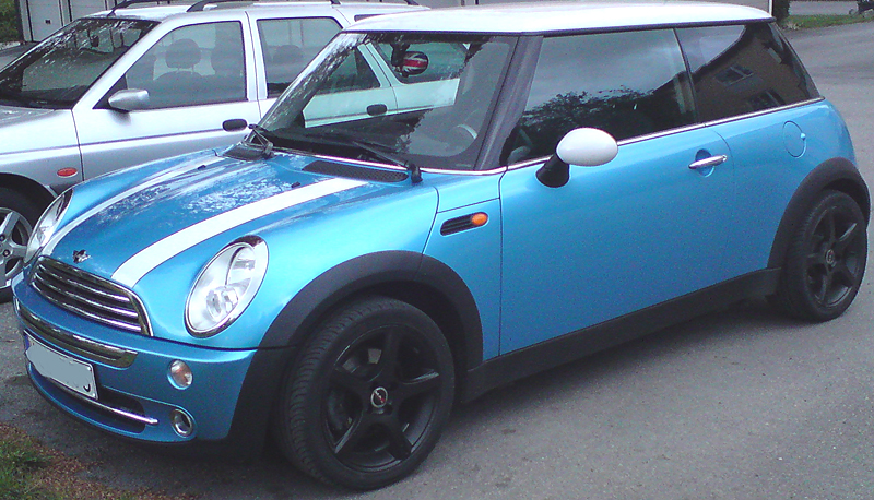 Fälgar MAK Fever 5R Black och 215/40 R16, Mini Cooper 2005