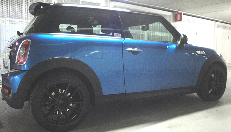 Mini Cooper Fälgar Wolfrace UltraLite Matt Black och 225/45/17, Mini Cooper