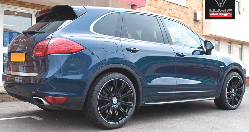 Fälgar Wolfrace Vermont Black 9.5x20-tum, Porsche Cayenne