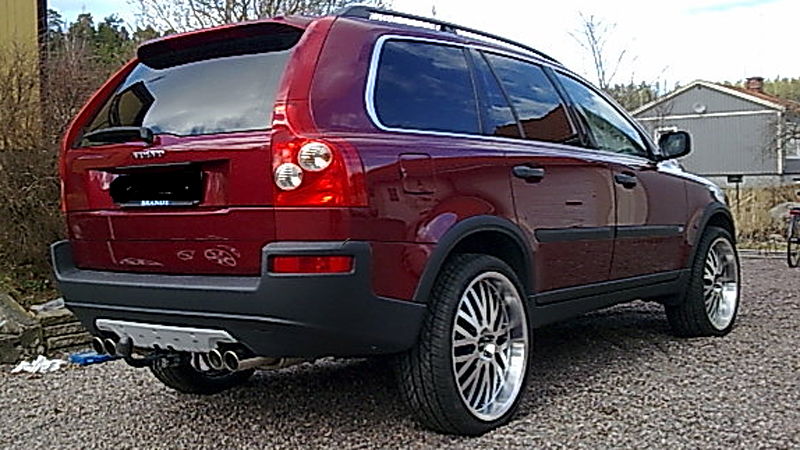 Fälgar Zero Razor Gun Metal Polished och 265/35 R22, Volvo XC90 2004