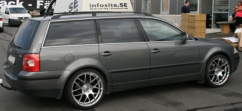 Fälgar Zerooq AS033 Brilliant Silver och 235/35/19, VW Passat 2005