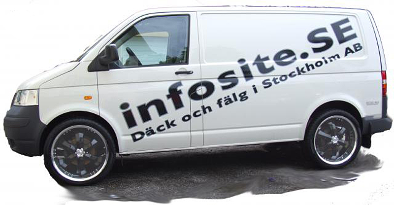 Fälgar Dotz Omega Black och Toyo 285/35 R22, VW Transporter T5