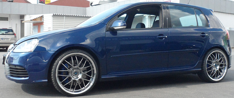 Fälgar Enkei Lusso och 225/30/20, VW Golf R32 2008