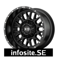 Fälgar Statusfälgar XD842 Satin Black