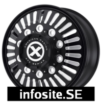 Fälgar Statusfälgar AO403 Satin Black Milled - Front