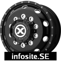 Fälgar Statusfälgar AO405 Gloss Black Milled - Front