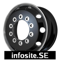 Fälgar Statusfälgar AO404 Satin Black With Polished Lip -