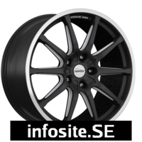 Fälgar Ronal SC1 Motorismo RACING BLACK MATT RIM LIP CUT