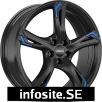 Fälgar Ronal R62 Blue JET BLACK