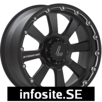 Fälgar Lenso Intimidator 8 Matt Black Champher Edge